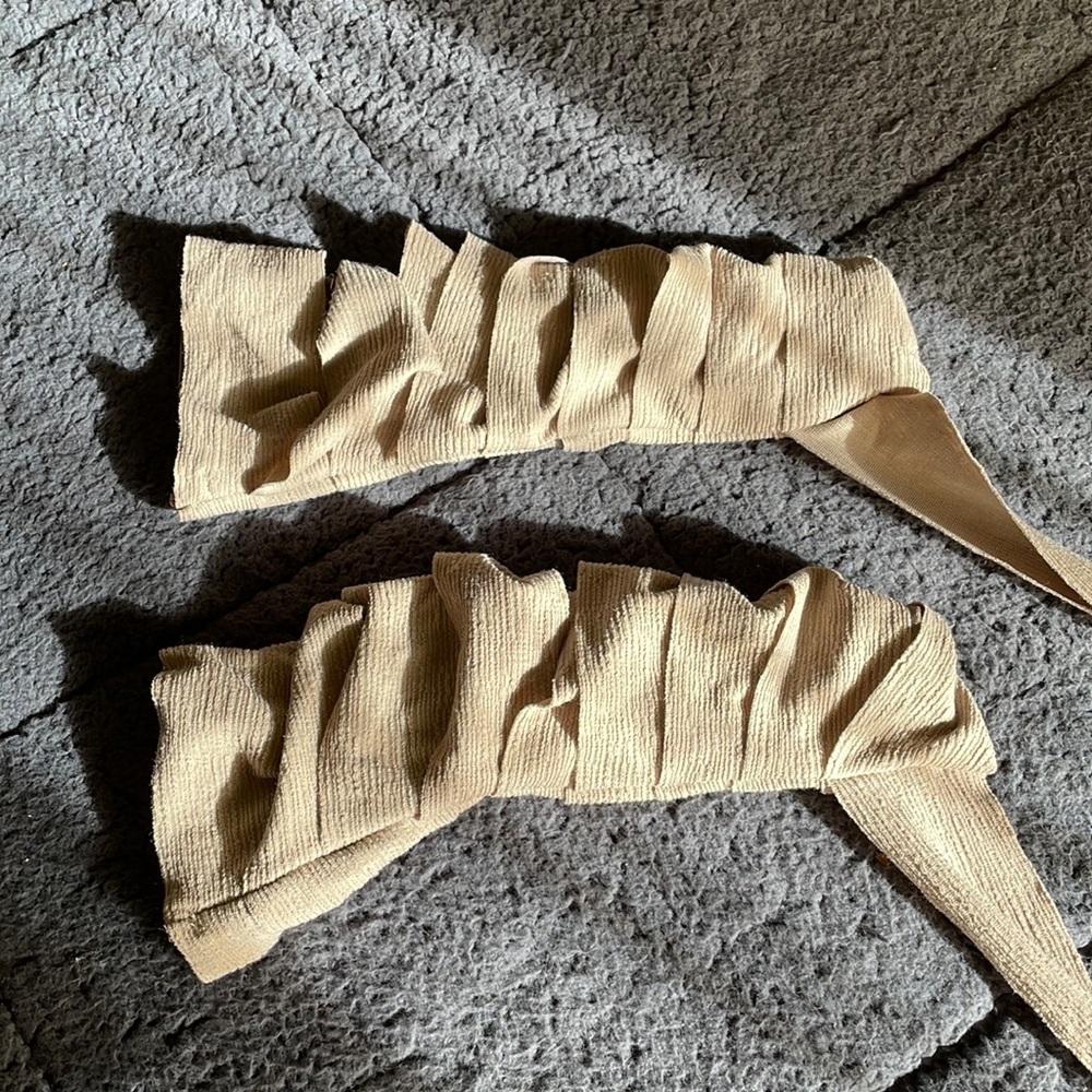 Star Wars Authentic Galaxies Edge arm wraps for Rae costume.